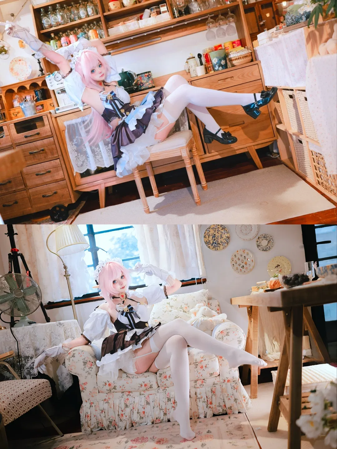 【爱莉希雅cos】崩坏3如果她只是一个享受下午茶的普通女孩 - 第 3 张