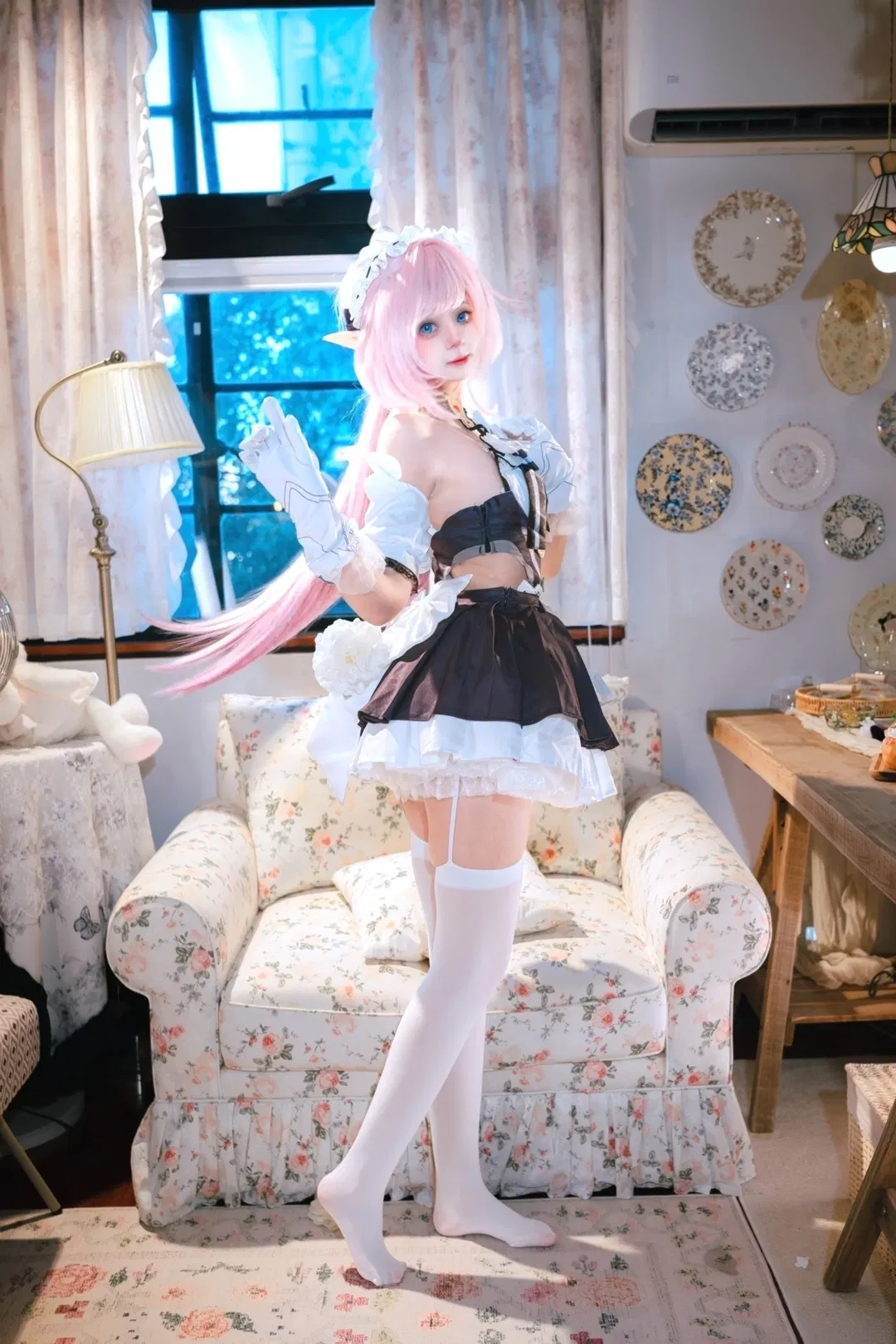 【爱莉希雅cos】崩坏3如果她只是一个享受下午茶的普通女孩 - 第 4 张