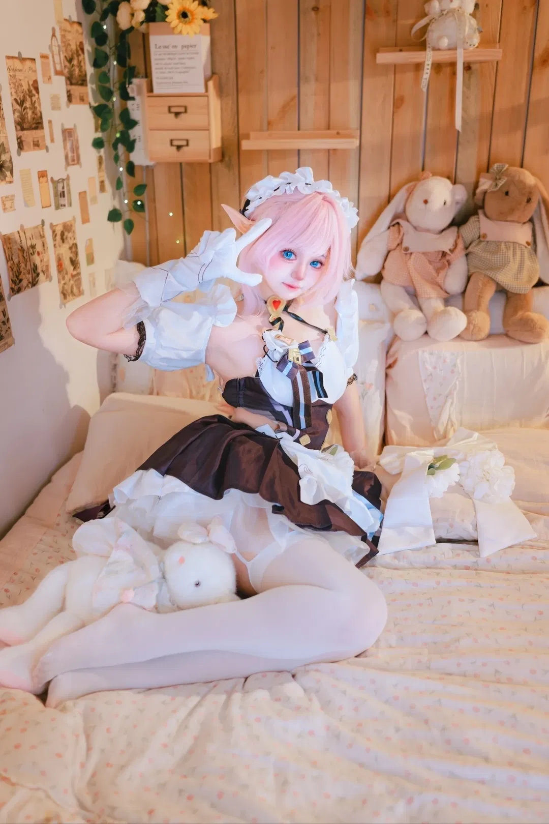 【爱莉希雅cos】崩坏3如果她只是一个享受下午茶的普通女孩 - 第 7 张
