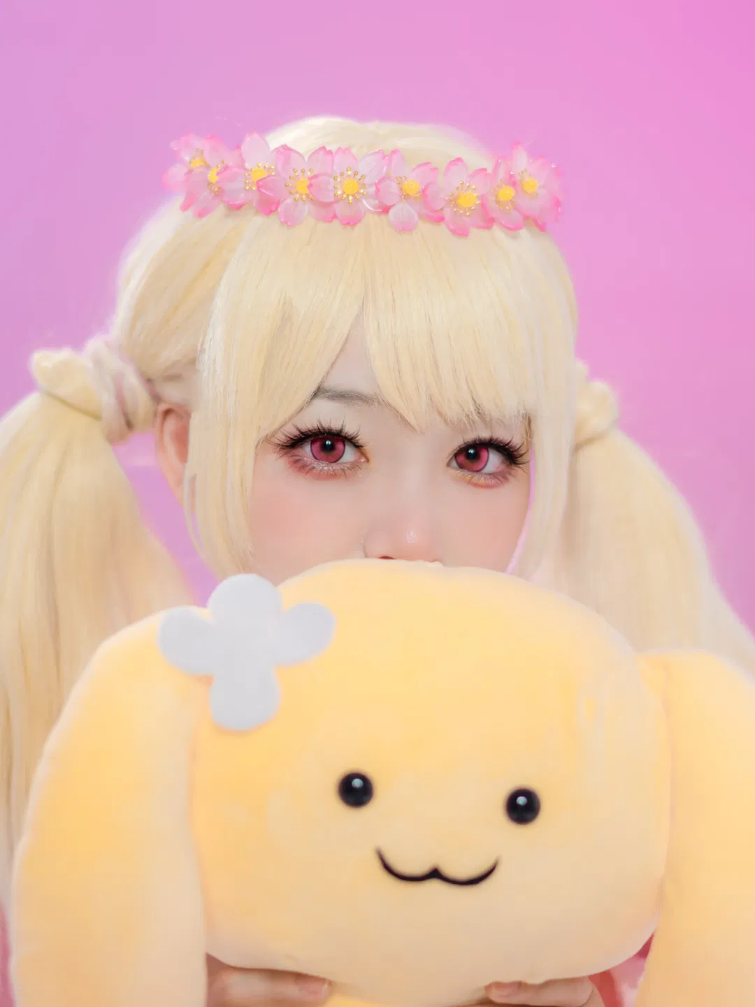 【鬼塚夏美cos】lovelive星团粉色洋装正片存档 - 第 8 张