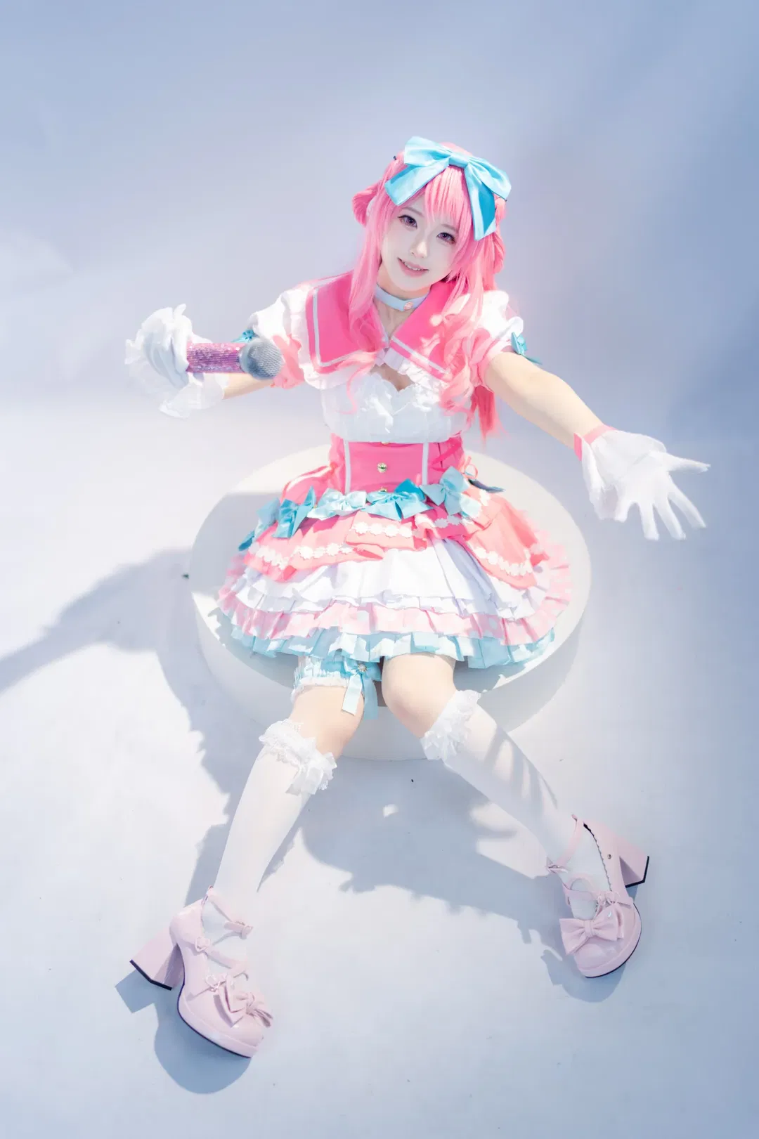 【丸山彩cos】bangdream公式照拍摄中 - 第 1 张