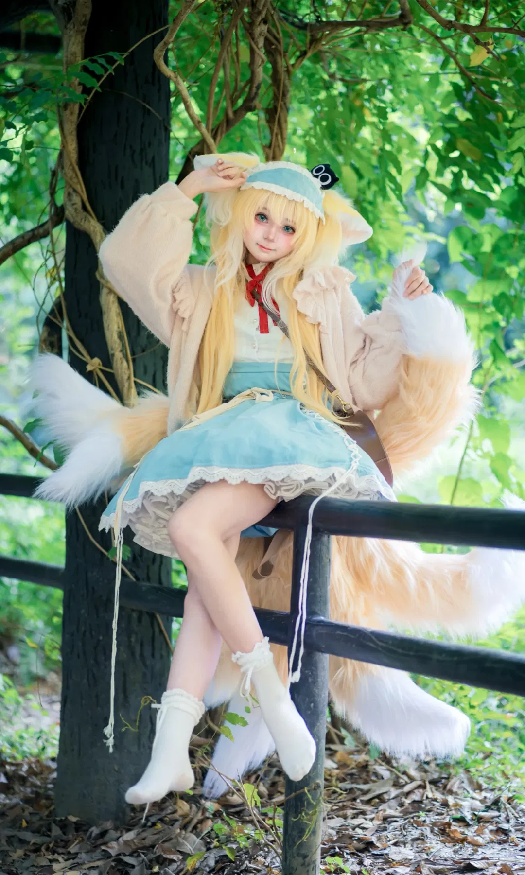 【铃兰cos】明日方舟铃兰春之颂，在阳光与花海中庆祝生日 - 第 3 张