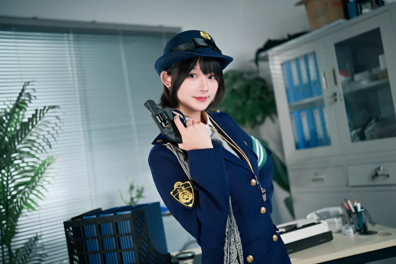 【中野美树cos】铁甲小宝里的童年回忆，制服出勤中 - 第 1 张