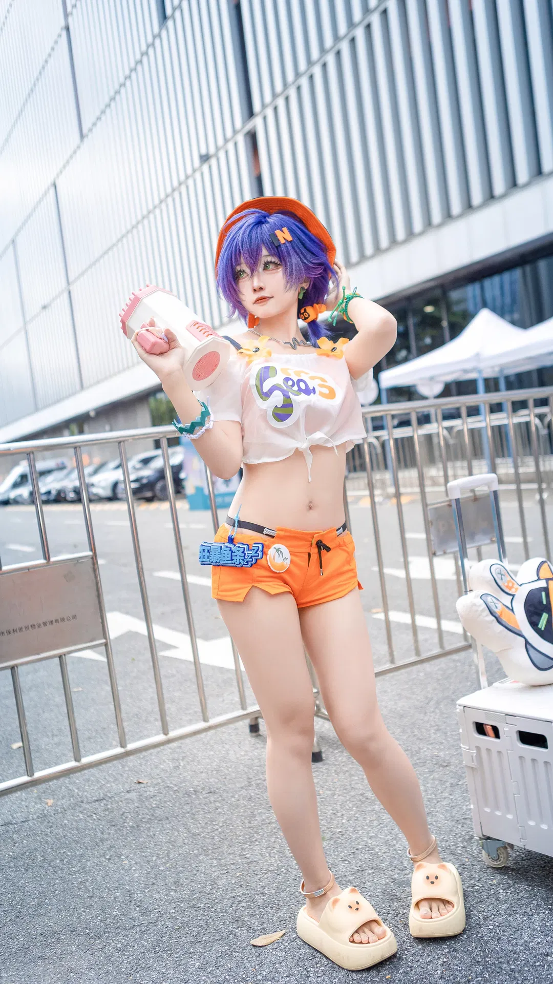 【铃cos】绝区零夏日泳装，漫展上的法厄同大人 - 第 1 张