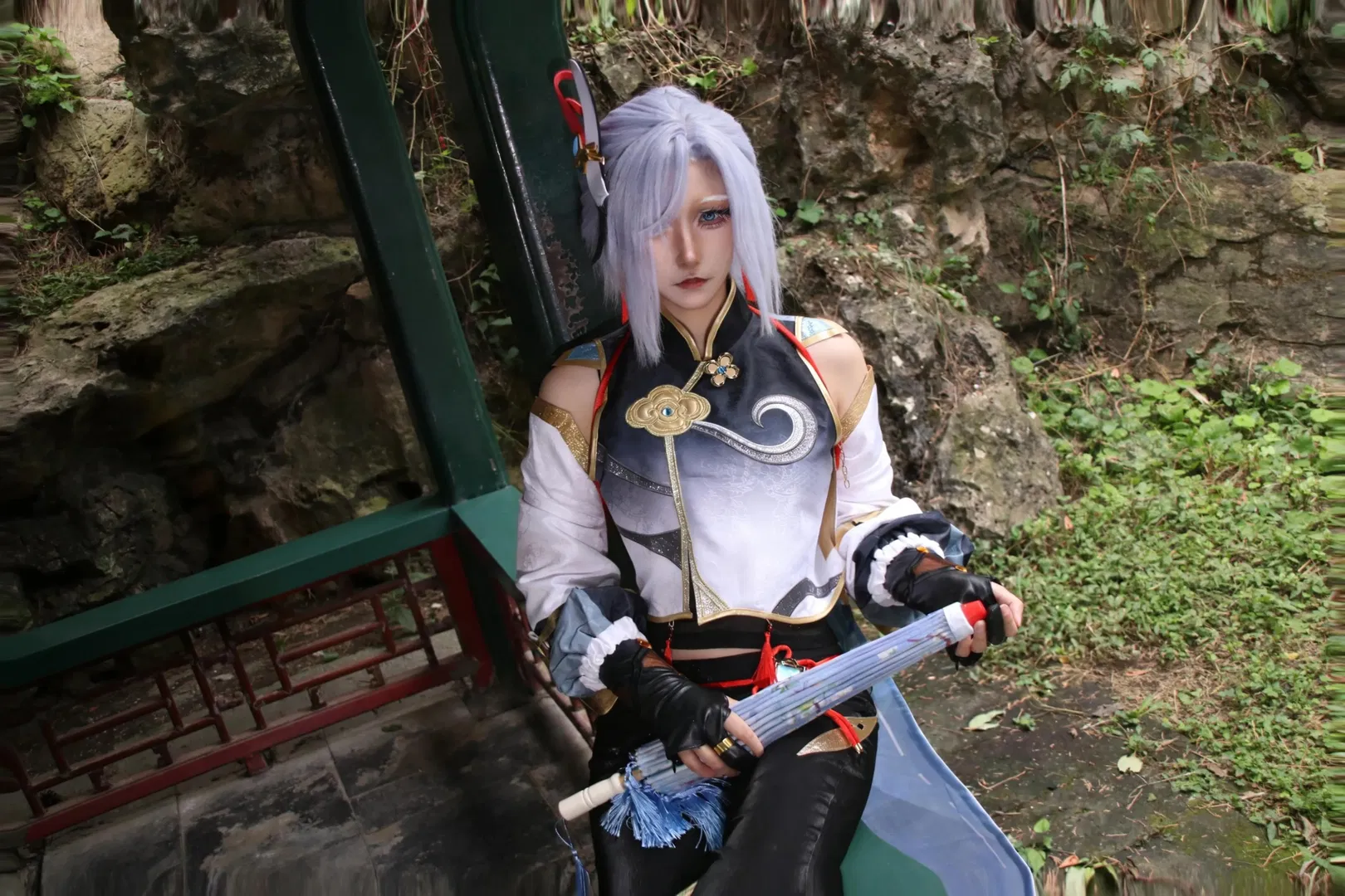 【申鹤cos】林中见鹤，性转武侠风的清冷与凌厉 - 第 1 张