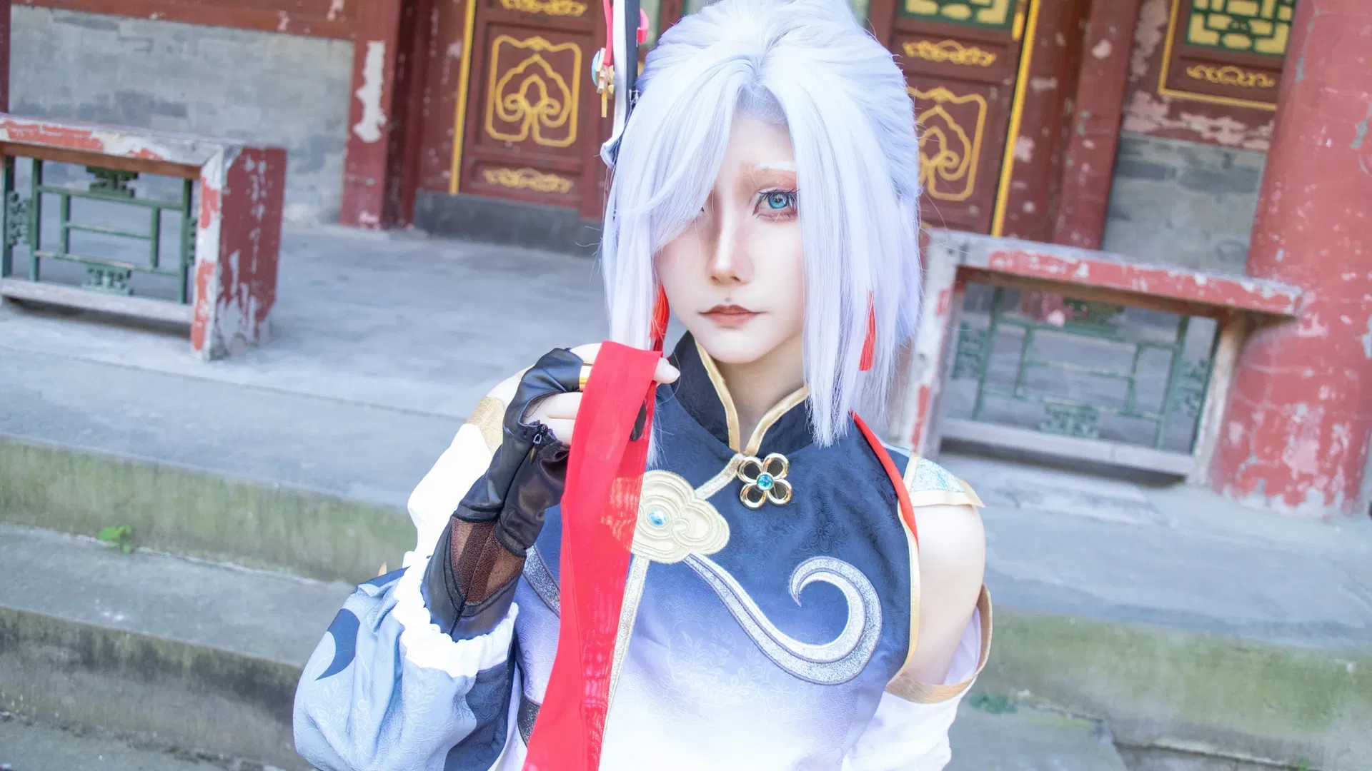 【申鹤cos】林中见鹤，性转武侠风的清冷与凌厉 - 第 4 张