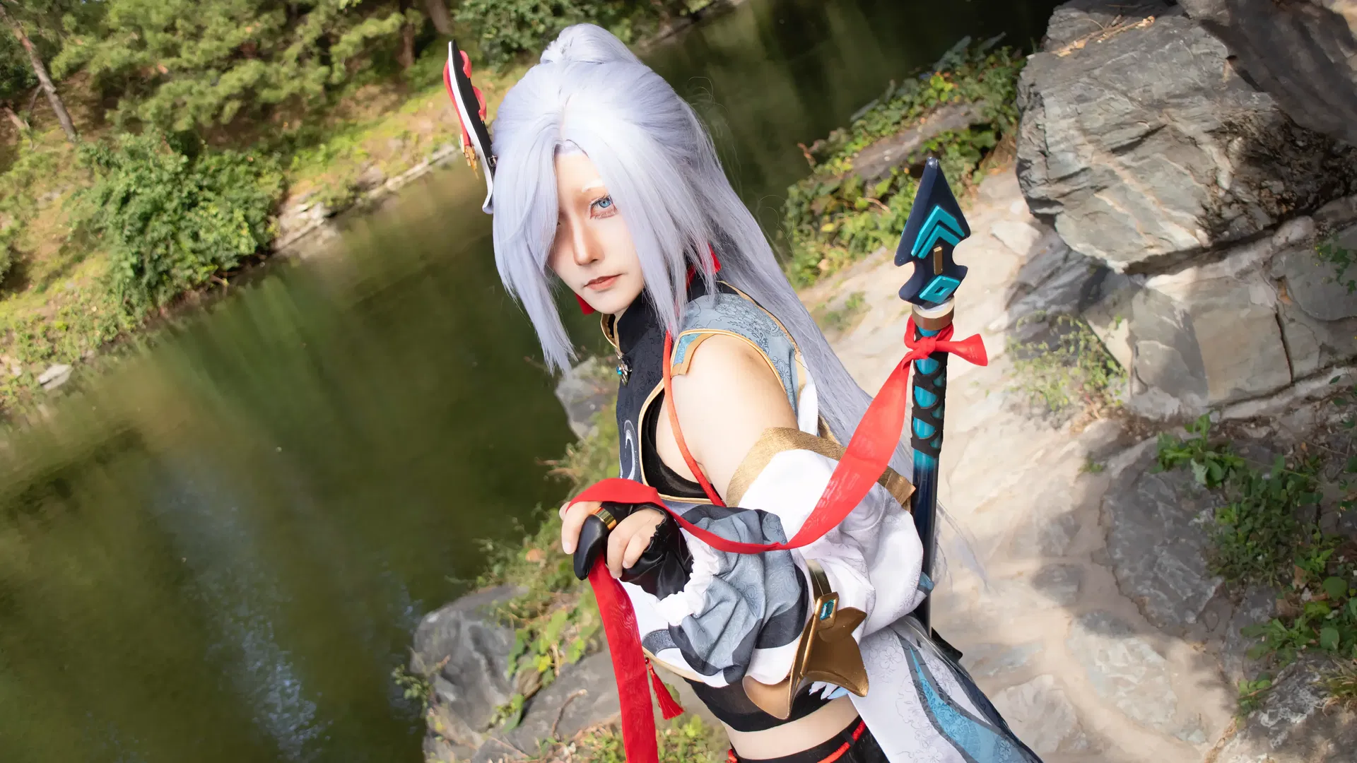 【申鹤cos】林中见鹤，性转武侠风的清冷与凌厉 - 第 5 张