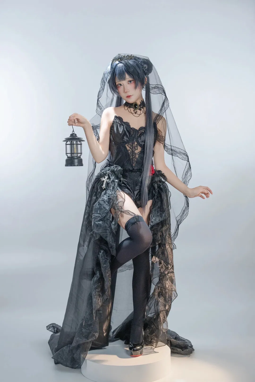 【妃咲cos】蔚藍檔案裡的暗黑哥特新娘