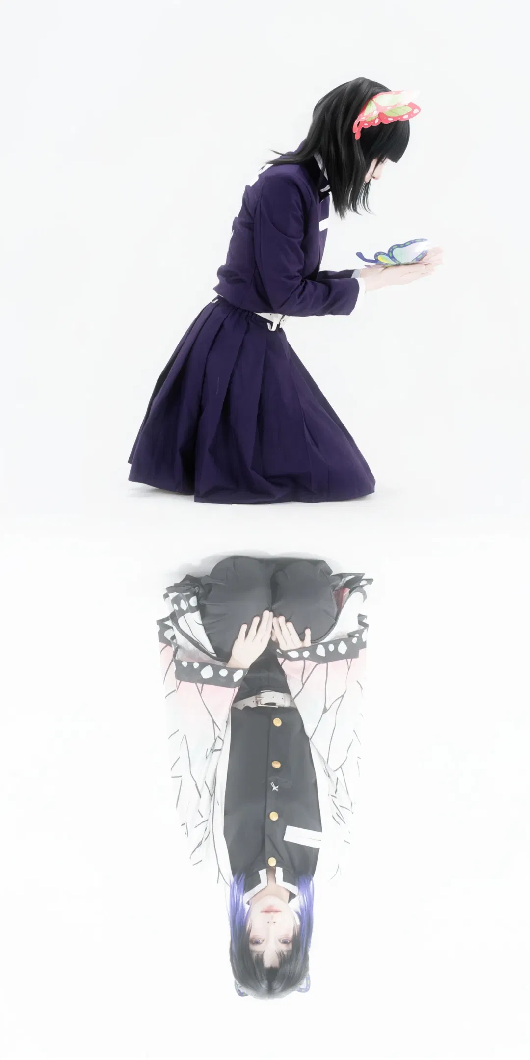 【蝴蝶忍cos】鬼灭之刃蝴蝶姐妹双人同框 - 第 3 张