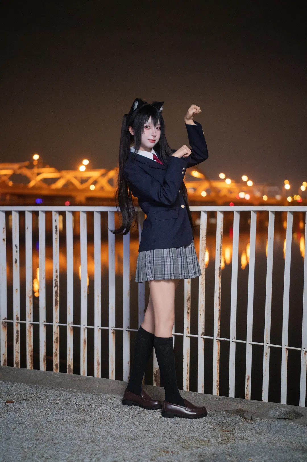 【中野梓cos】轻音少女的夜畔猫耳少女 - 第 1 张