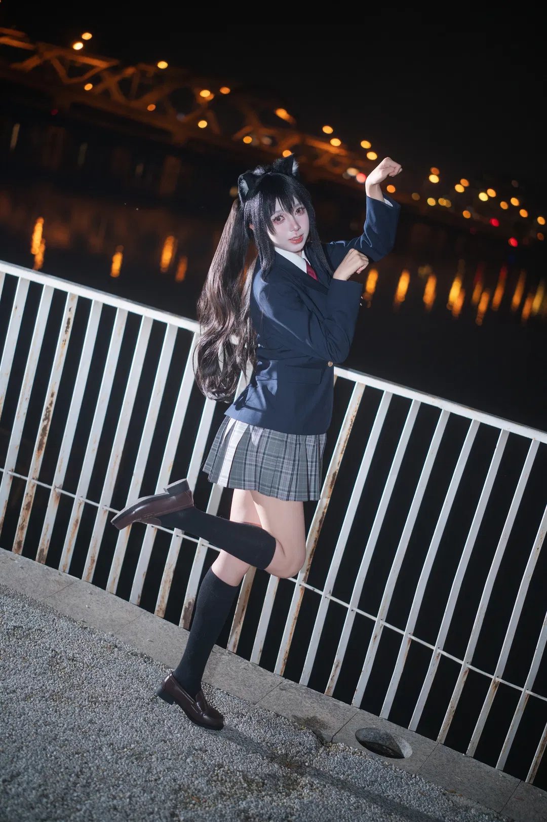 【中野梓cos】轻音少女的夜畔猫耳少女 - 第 3 张