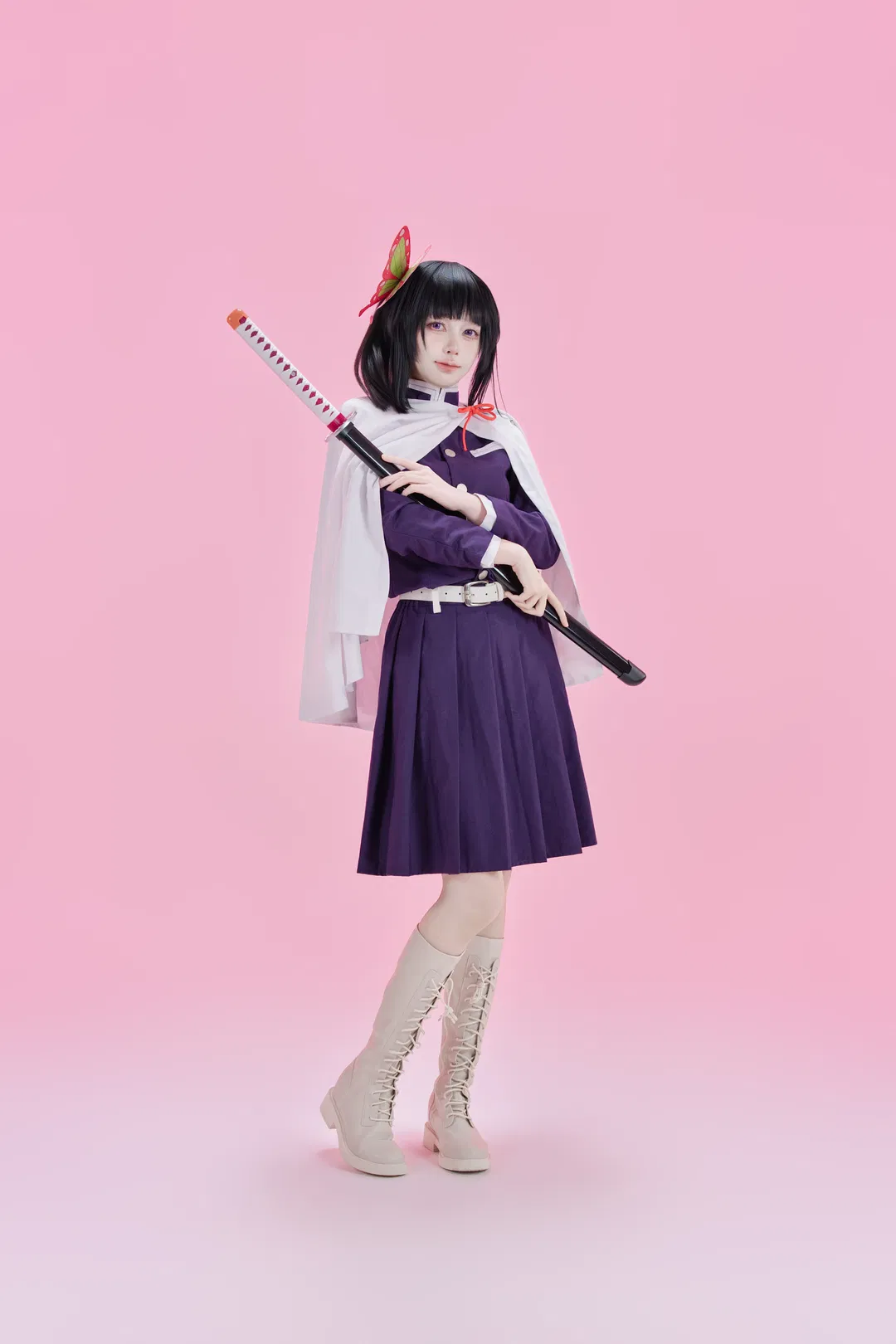 【慄花落香奈乎cos】鬼滅之刃慄花落香奈乎的刀光與蝶影 - 第 2 張
