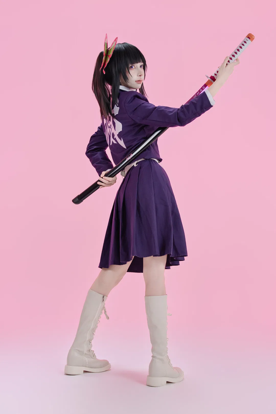 【慄花落香奈乎cos】鬼滅之刃慄花落香奈乎的刀光與蝶影 - 第 3 張