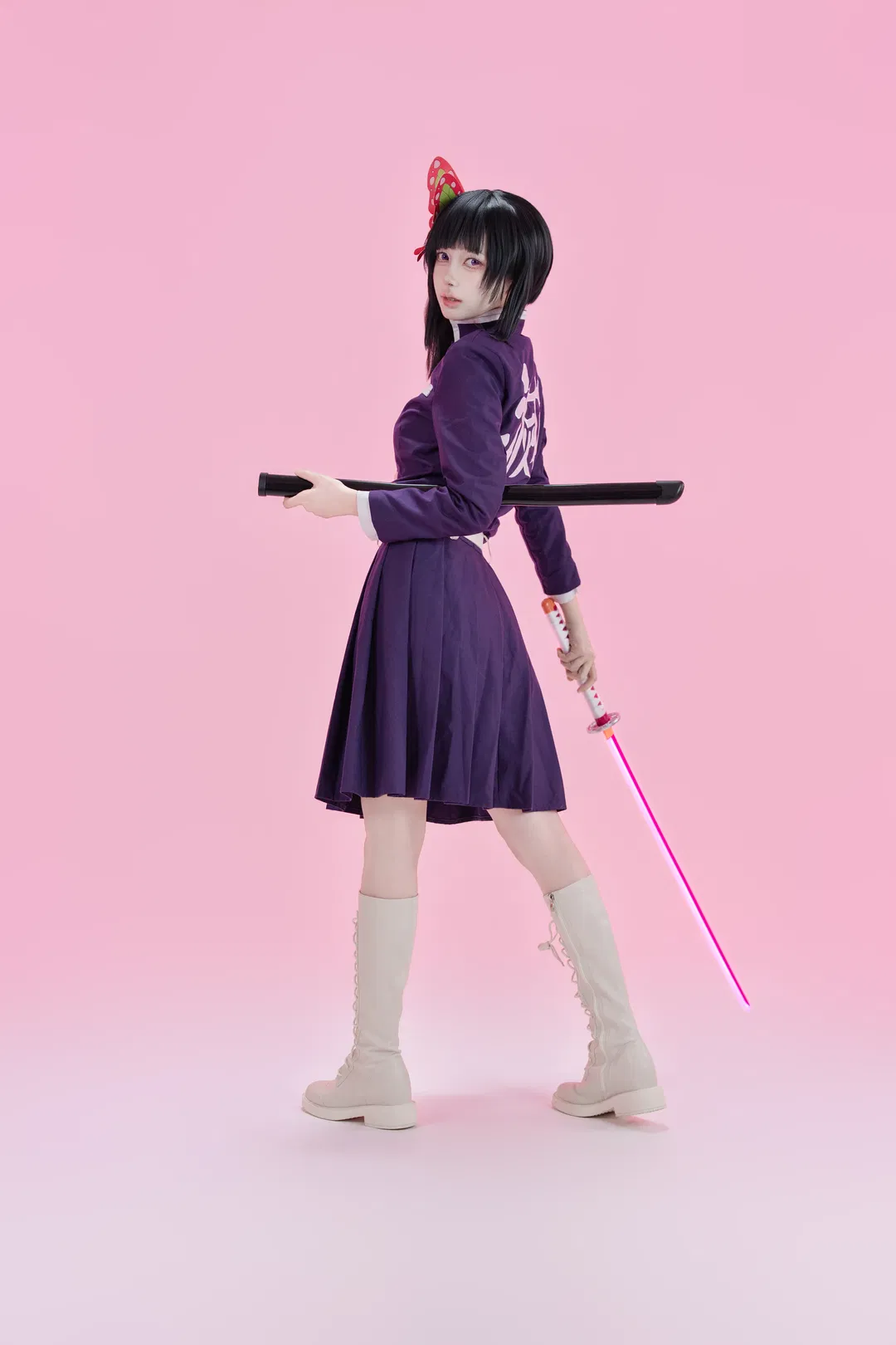 【慄花落香奈乎cos】鬼滅之刃慄花落香奈乎的刀光與蝶影 - 第 4 張