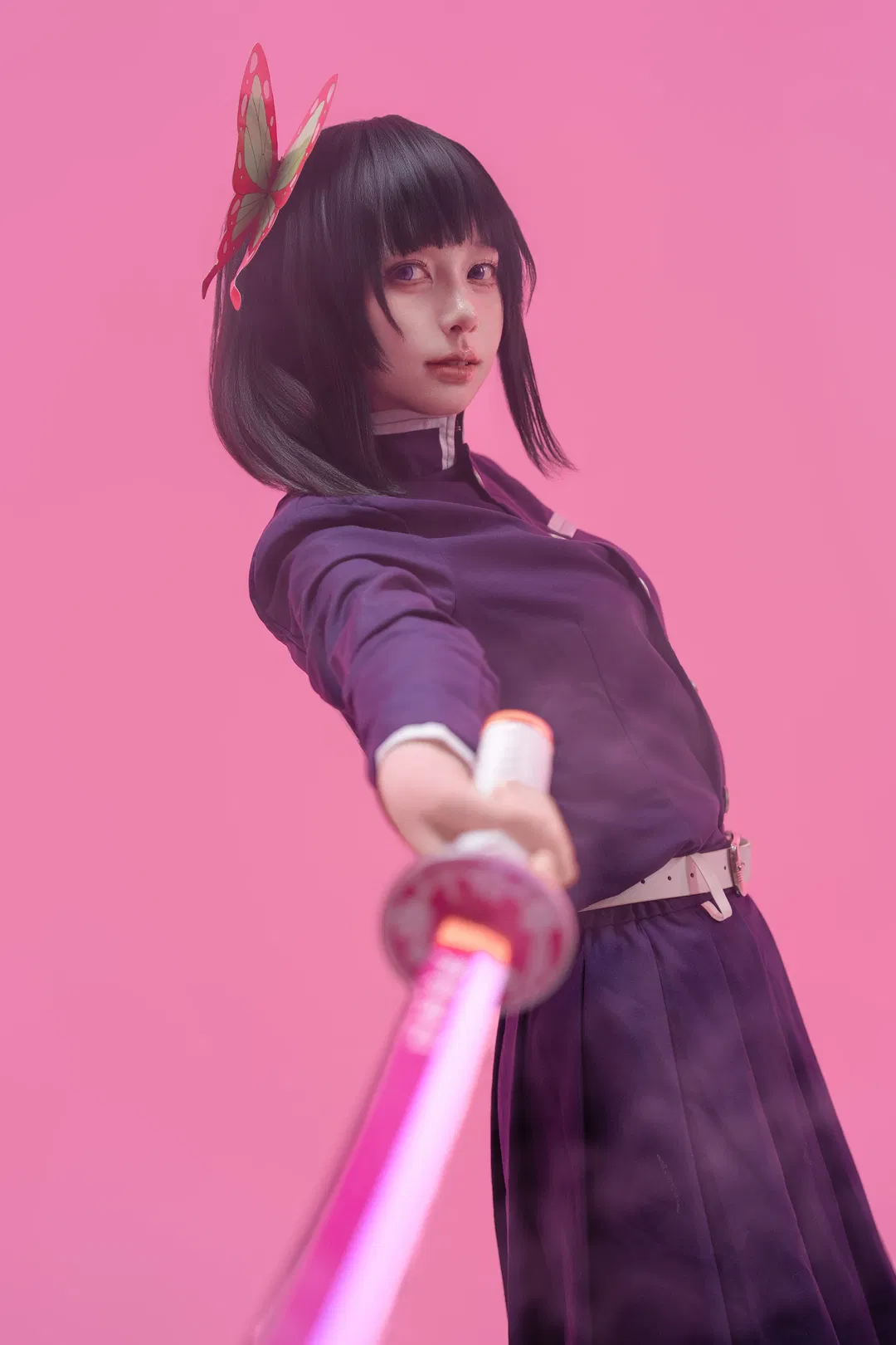 【慄花落香奈乎cos】鬼滅之刃慄花落香奈乎的刀光與蝶影 - 第 7 張