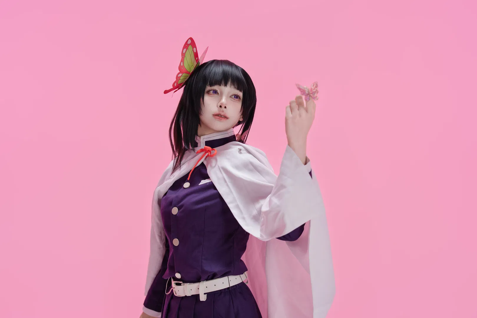 【慄花落香奈乎cos】鬼滅之刃慄花落香奈乎的刀光與蝶影 - 第 9 張