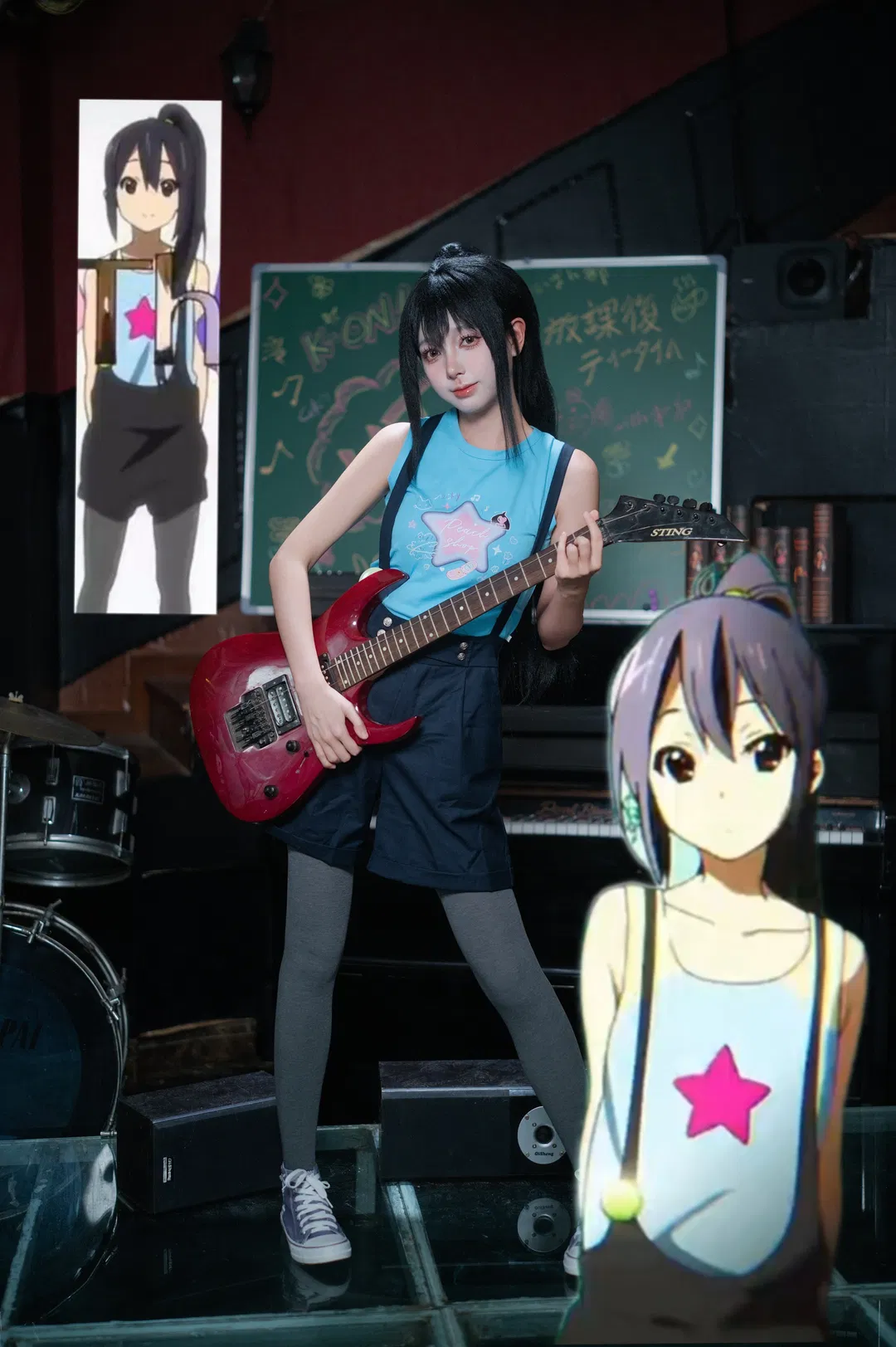 【中野梓cos】輕音少女放學後的音樂教室穿搭記錄 - 第 1 張