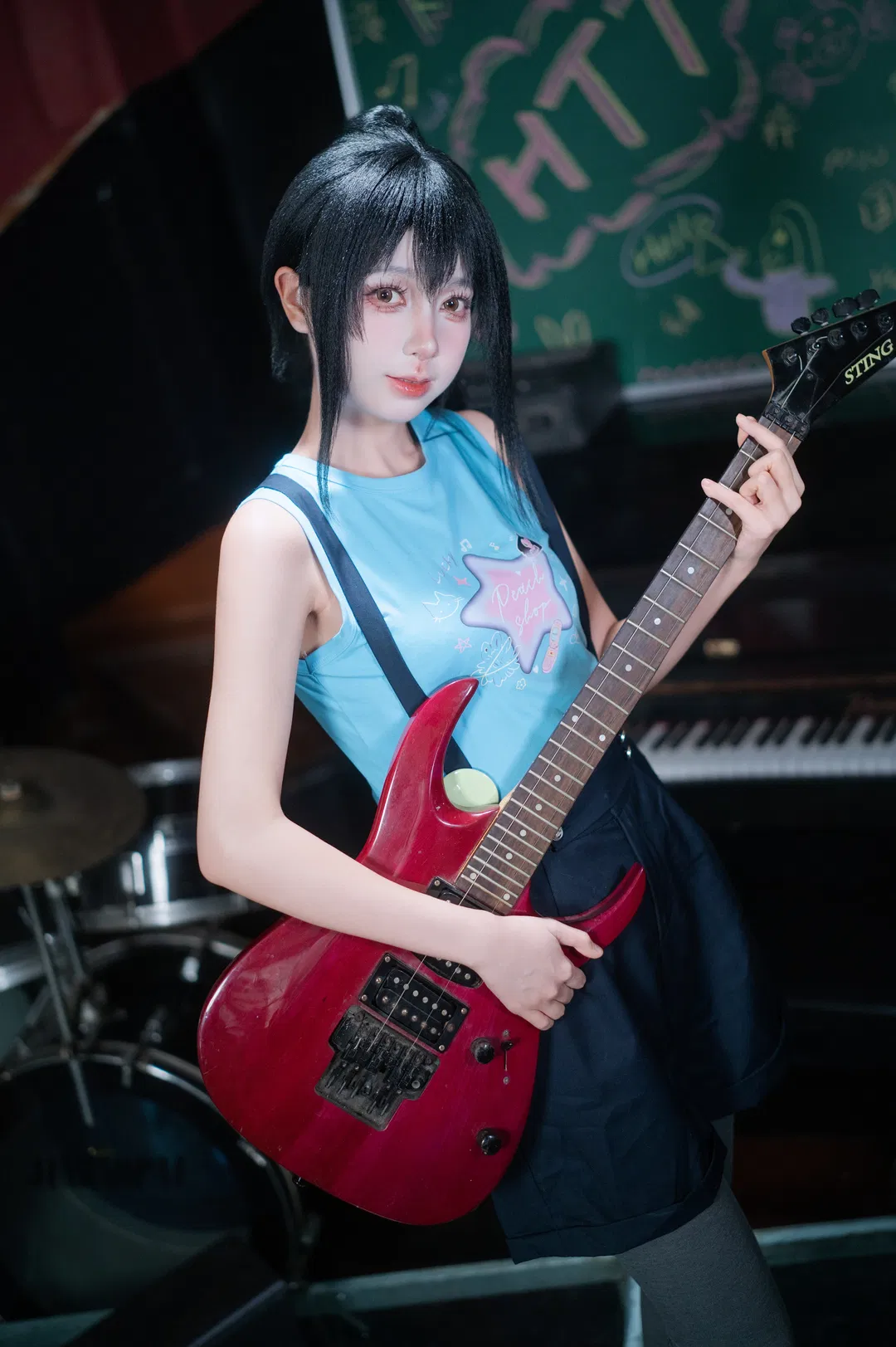 【中野梓cos】輕音少女放學後的音樂教室穿搭記錄 - 第 4 張