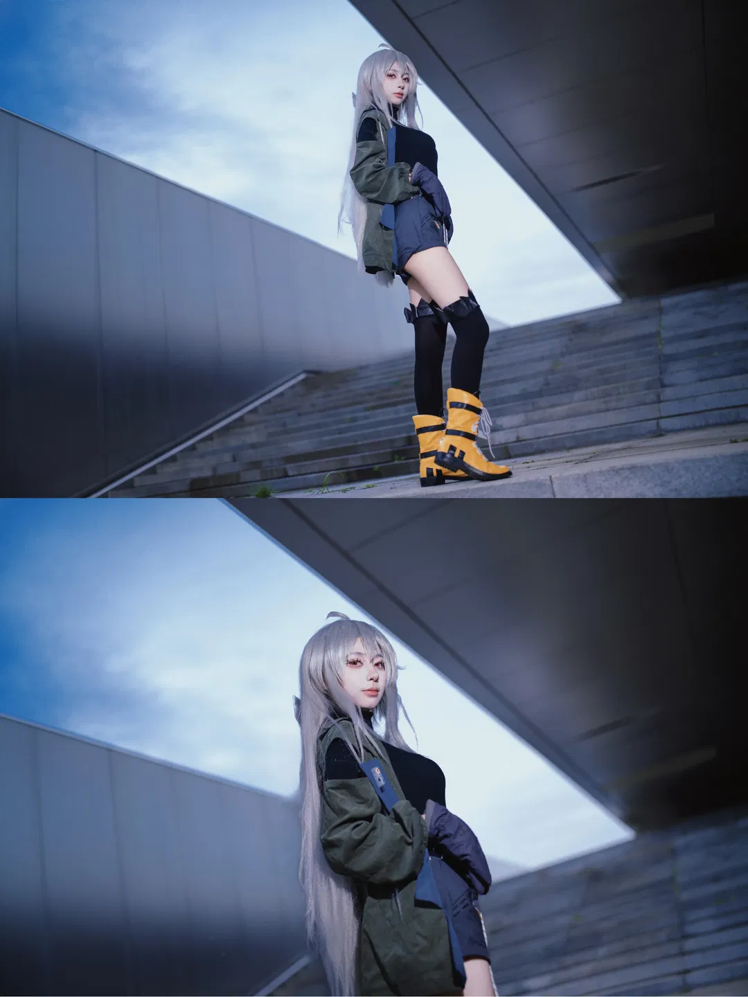 【斯卡蒂cos】明日方舟下一顿午茶，街头战术风出街 - 第 5 张