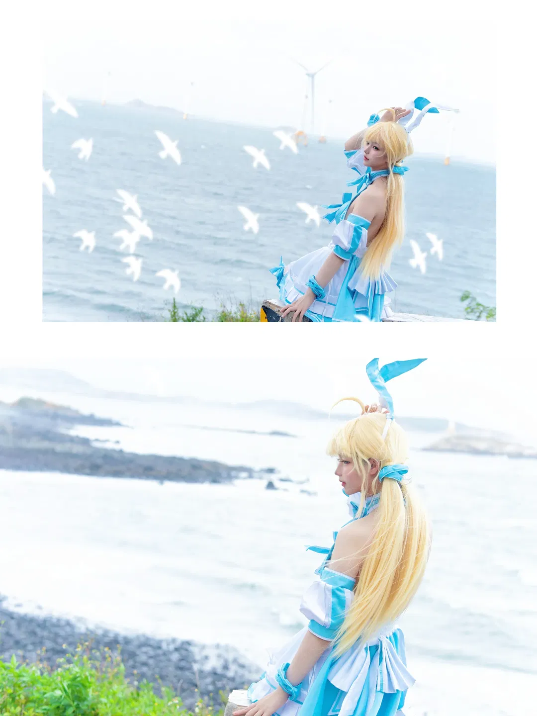 【阿尔托莉雅·卡斯特cos】FGO海边的夏日兔子 - 第 3 张