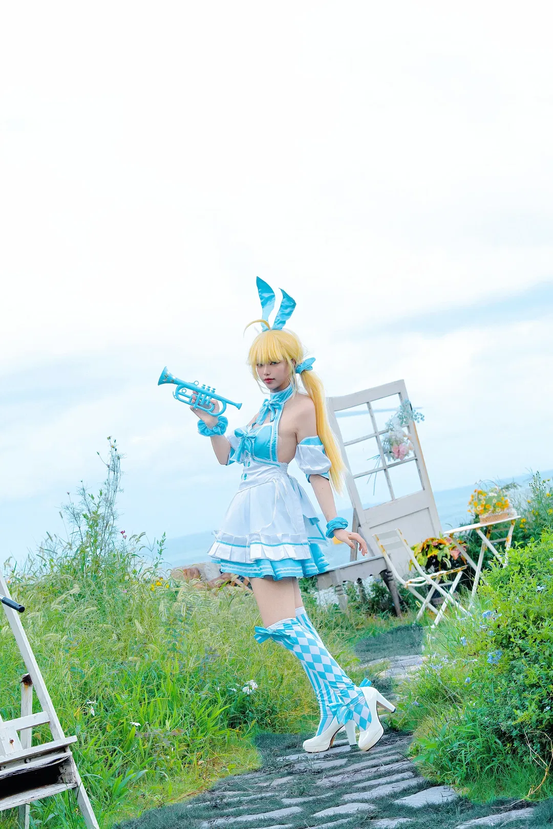 【阿尔托莉雅·卡斯特cos】FGO海边的夏日兔子 - 第 8 张