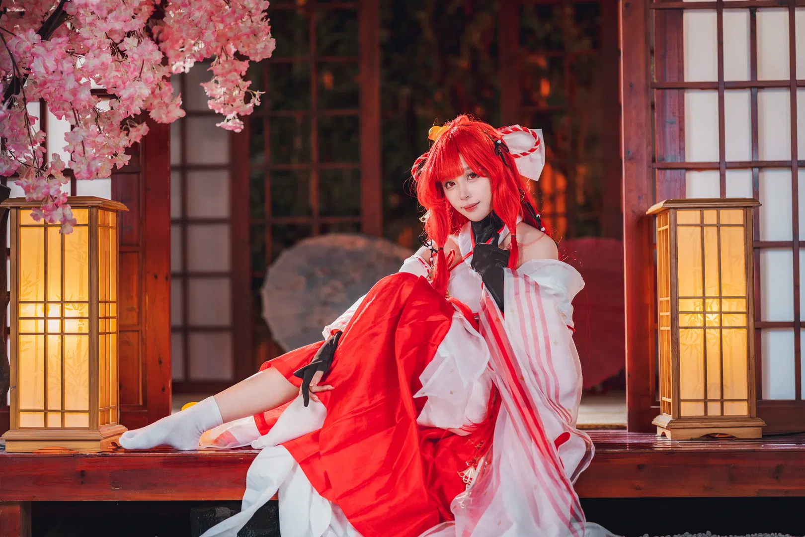 【上杉绘梨衣cos】迎着阳光的盛大逃亡 - 第 5 张