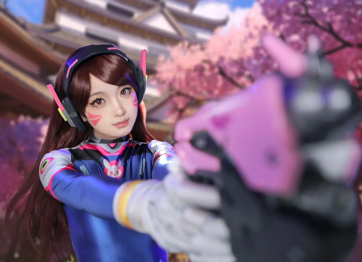 【D.VA cos】守望先锋的樱花机甲少女 - 第 2 张