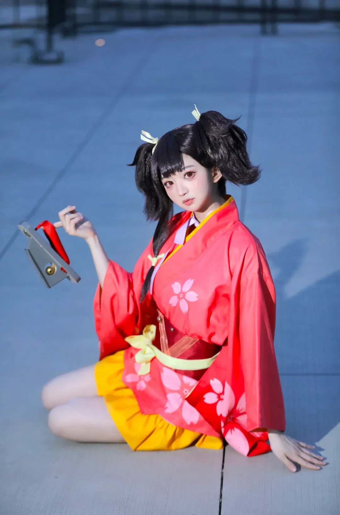 【无名cos】甲铁城的卡巴内利 废旧工厂里的红樱和风 - 第 2 张