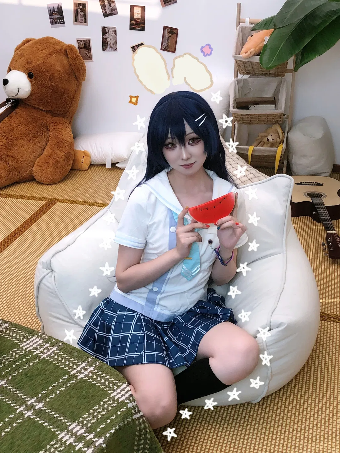 【园田海未cos】海军未觉醒的夏日吃瓜日常 - 第 1 张