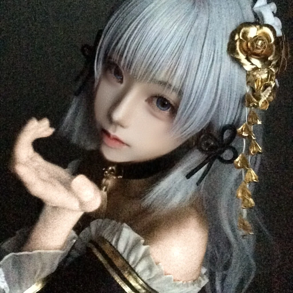 【神里绫华cos】原神里的白鹭公主，和风服饰与长刀的搭配 - 第 1 张