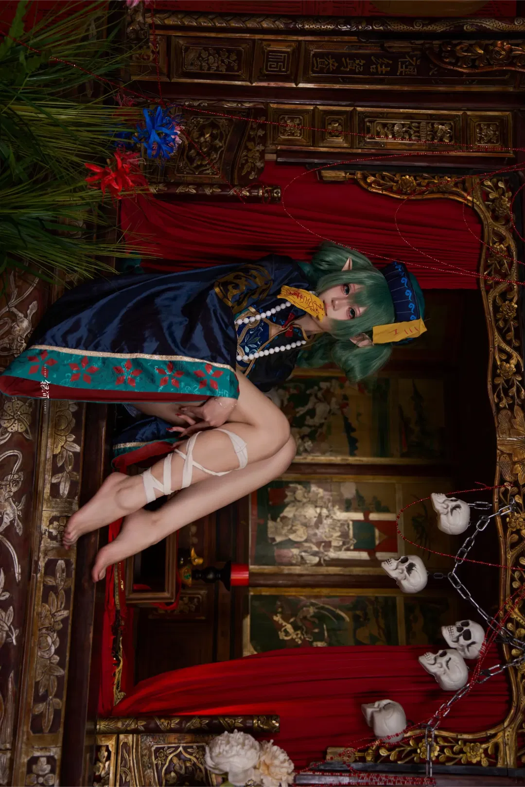 【初音未来cos】中式僵尸美学与双马尾的碰撞 - 第 3 张