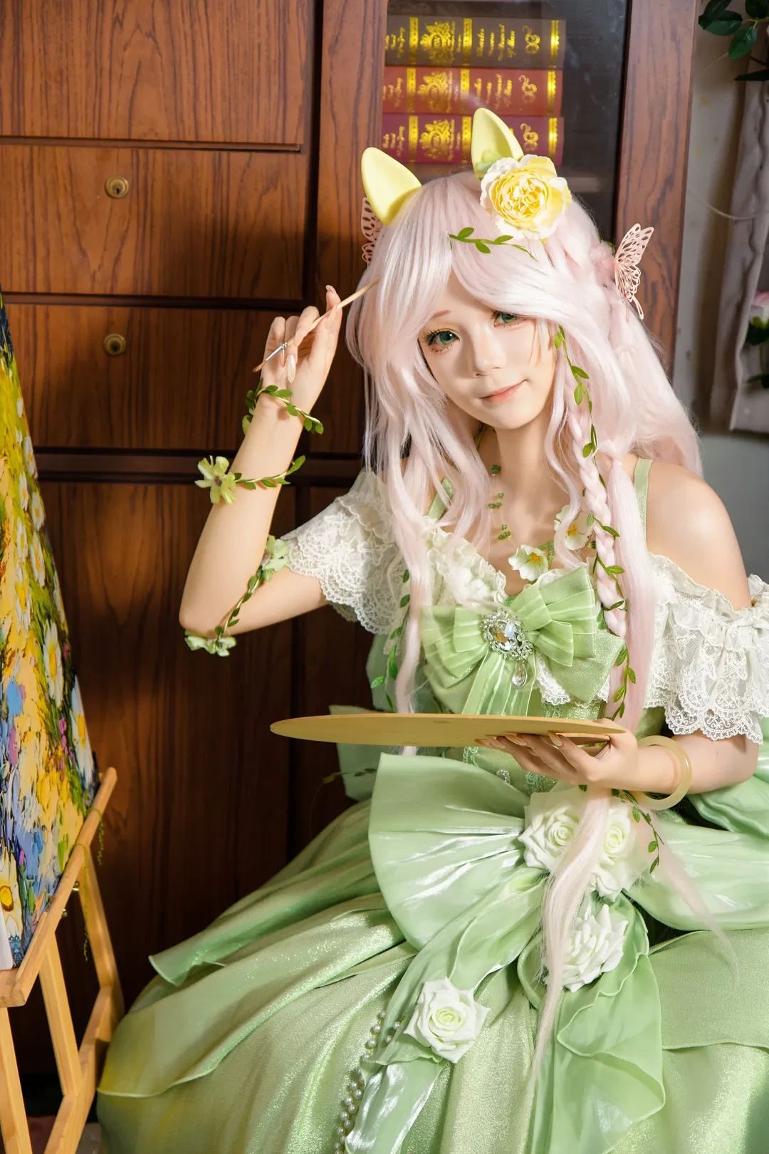 【柔柔cos】小马宝莉的森系画室，安静作画的时光 - 第 1 张