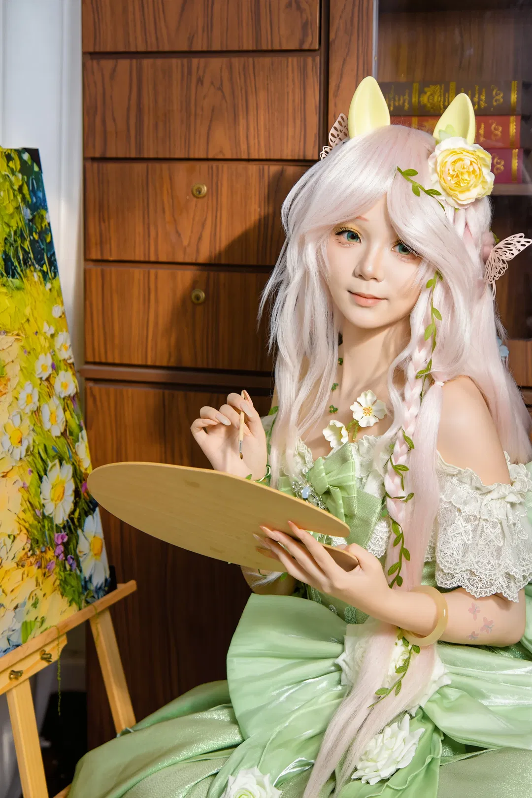 【柔柔cos】小马宝莉的森系画室，安静作画的时光 - 第 2 张
