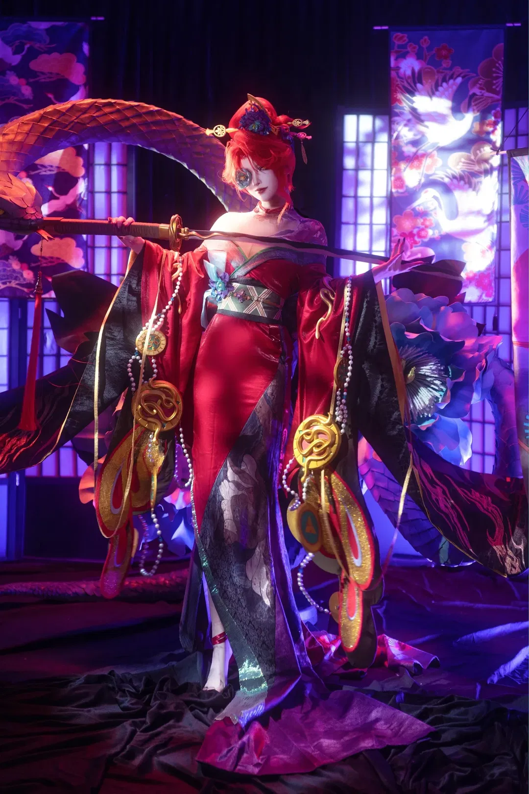 【伊邪那美cos】决战平安京极乐绯华，蛇之大一个屏幕放不下 - 第 1 张