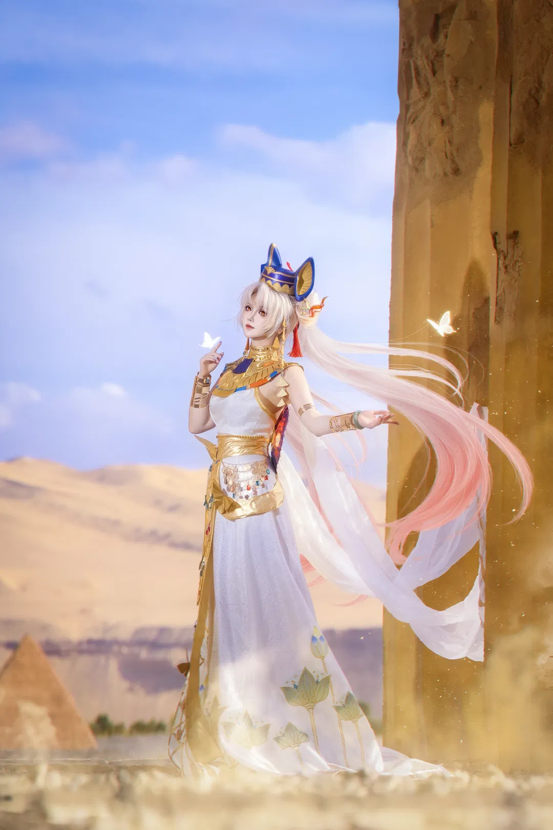 【不知火cos】阴阳师烁沙流韵，大漠遗迹中的异域神女 - 第 1 张