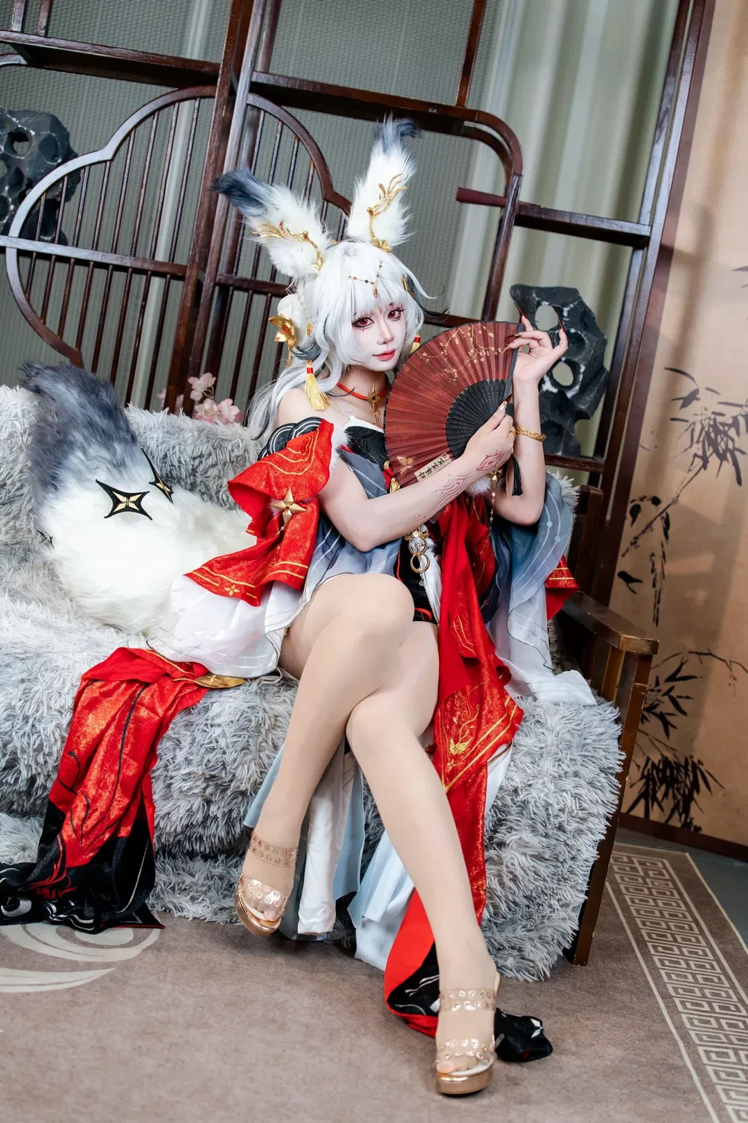 【心月狐cos】鸣潮狐妖的月下魅惑 - 第 3 张