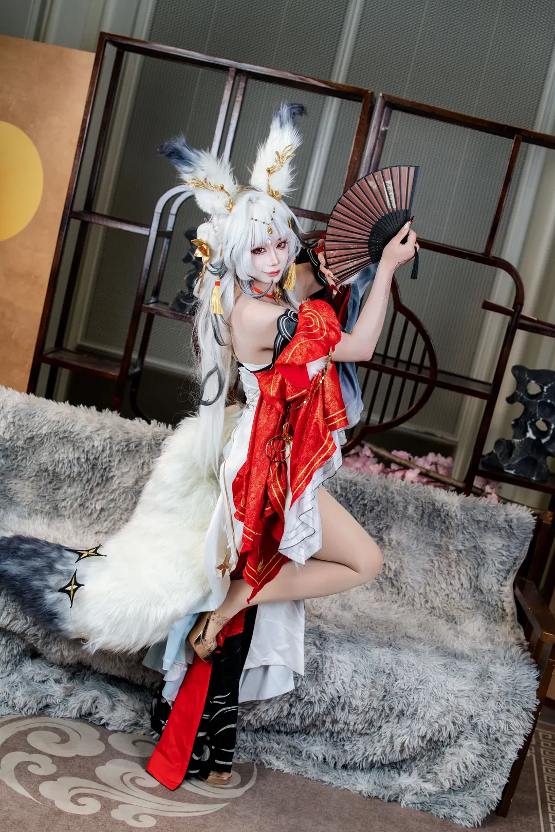 【心月狐cos】鸣潮狐妖的月下魅惑 - 第 5 张