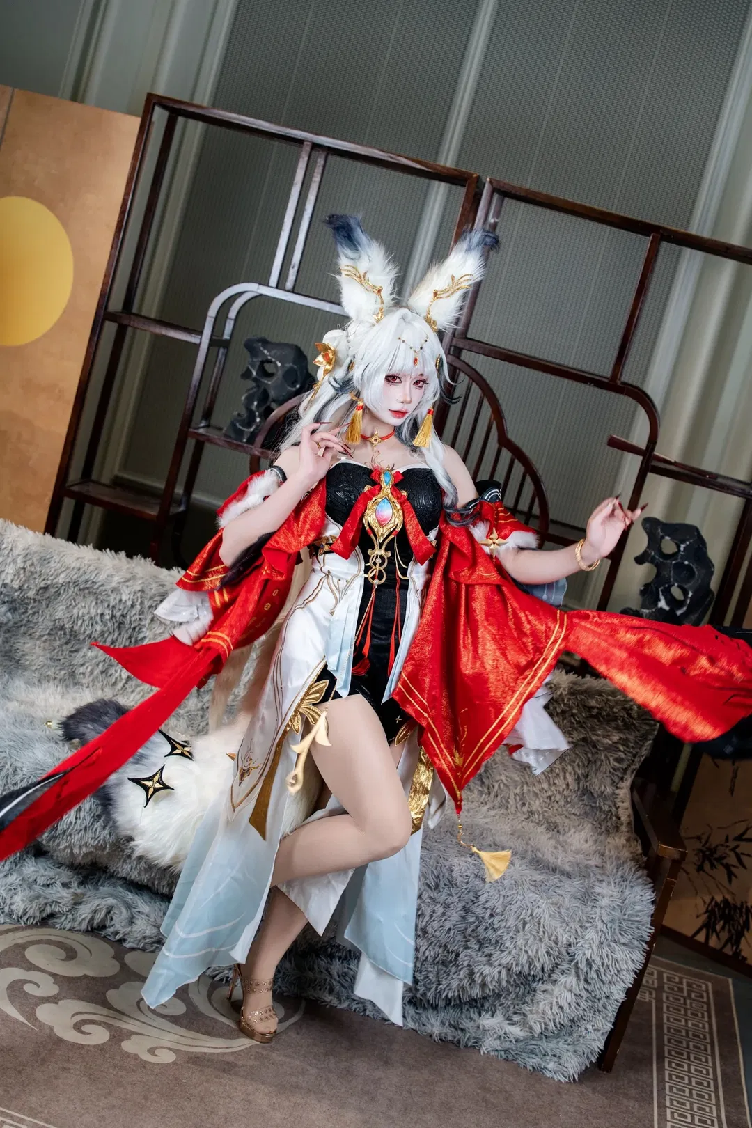 【心月狐cos】鸣潮狐妖的月下魅惑 - 第 6 张