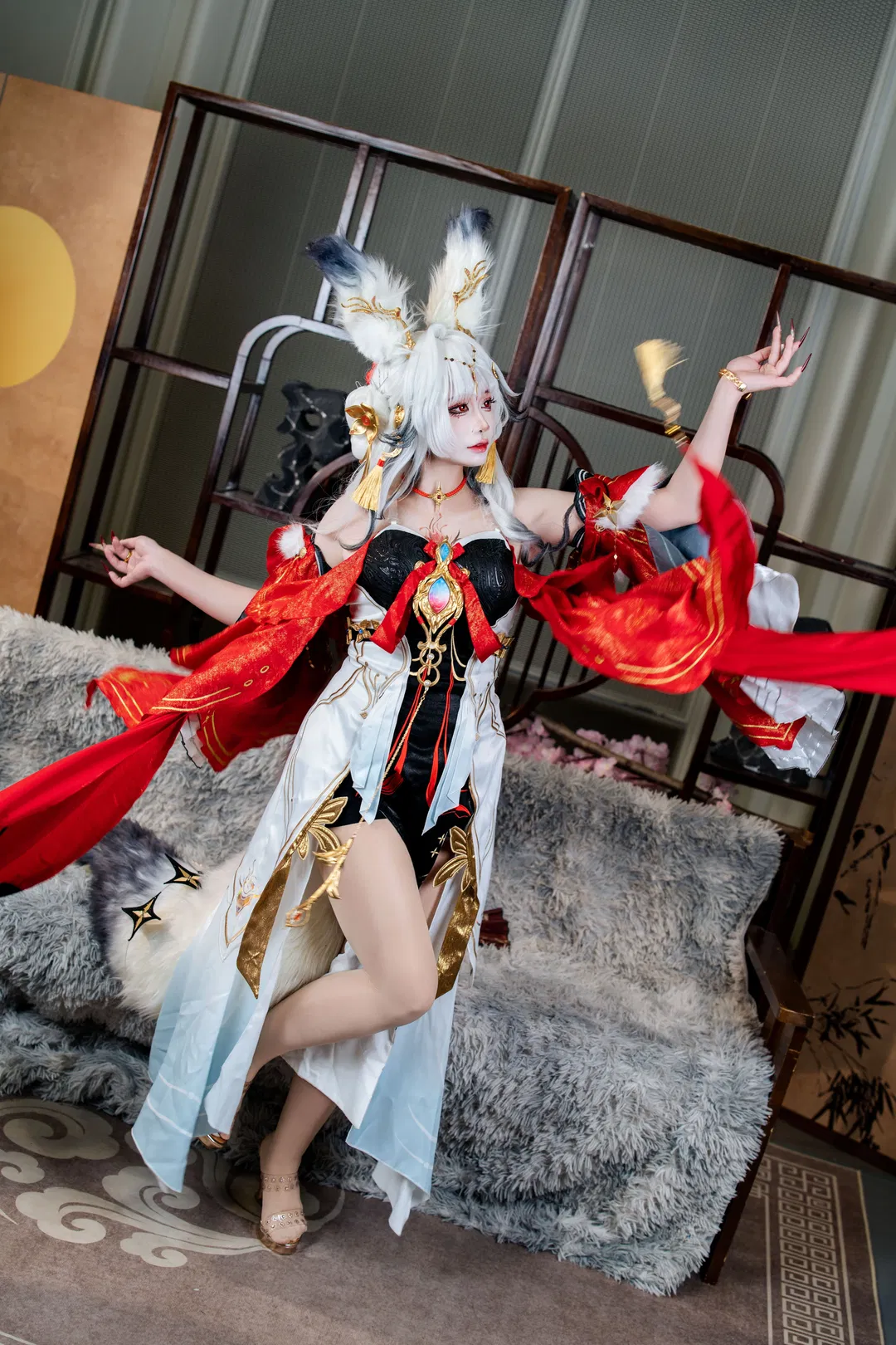 【心月狐cos】鸣潮狐妖的月下魅惑 - 第 7 张