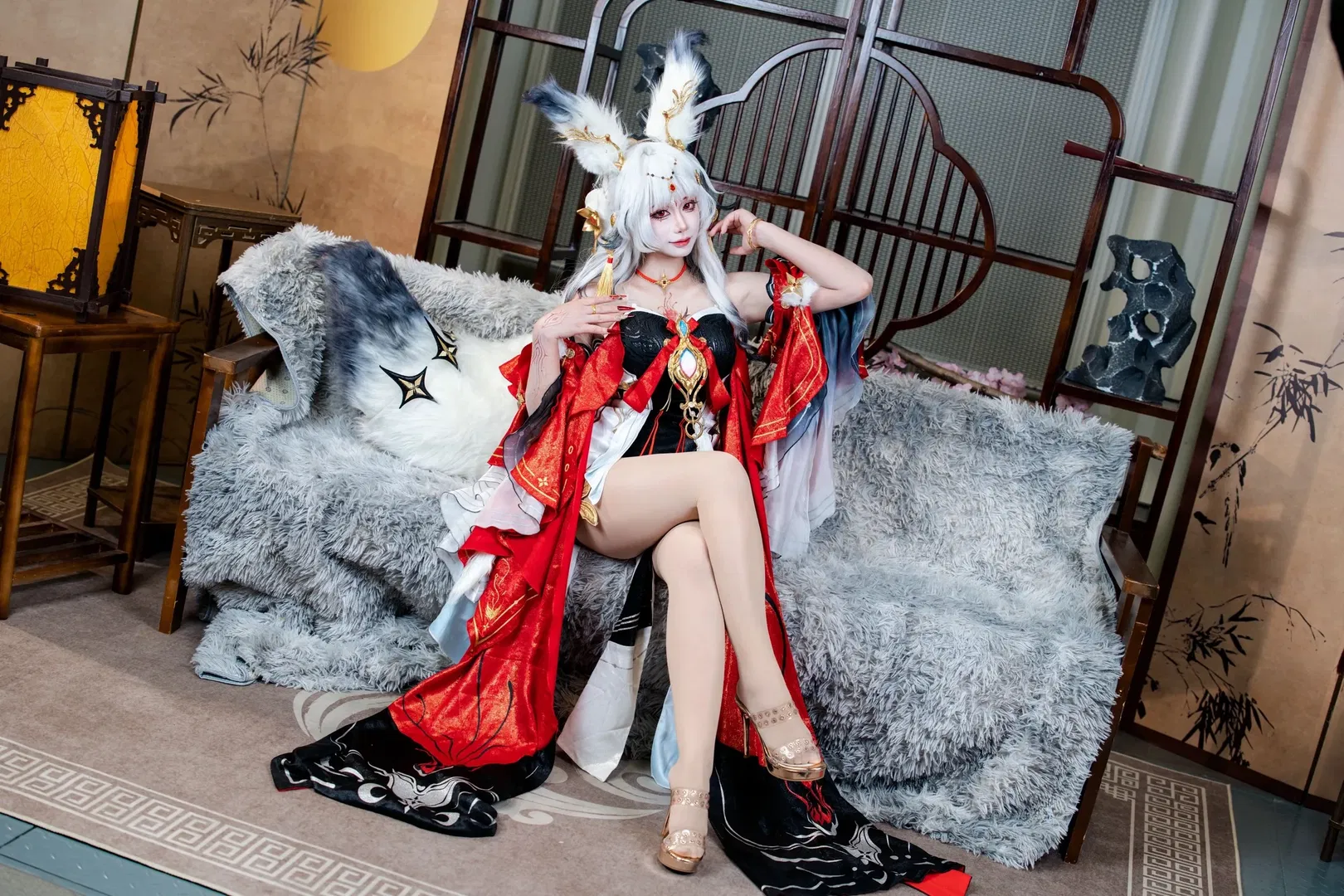 【心月狐cos】鸣潮狐妖的月下魅惑 - 第 8 张