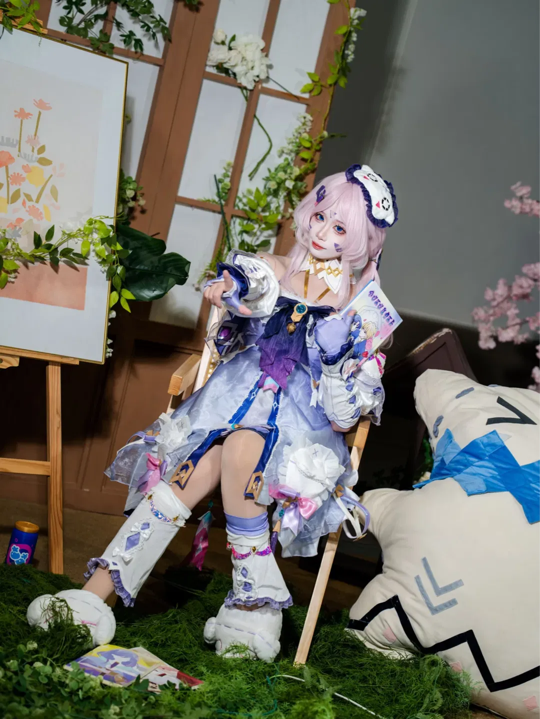 【茜特菈莉cos】原神超级可爱的睡衣奶奶 - 第 3 张