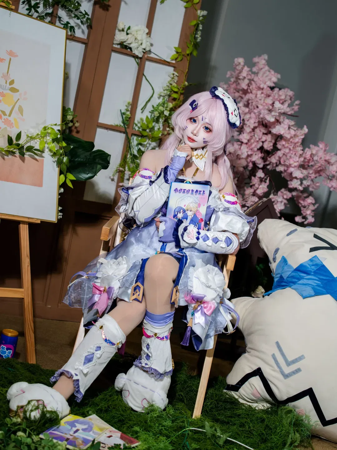 【茜特菈莉cos】原神超级可爱的睡衣奶奶 - 第 4 张