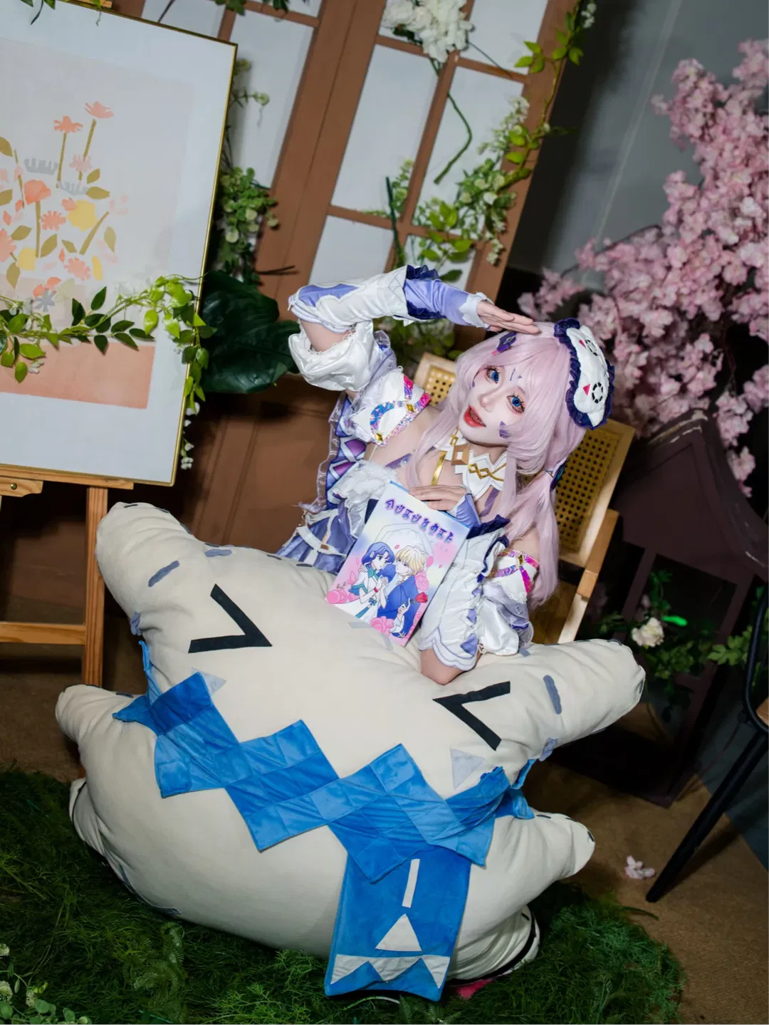 【茜特菈莉cos】原神超级可爱的睡衣奶奶 - 第 5 张