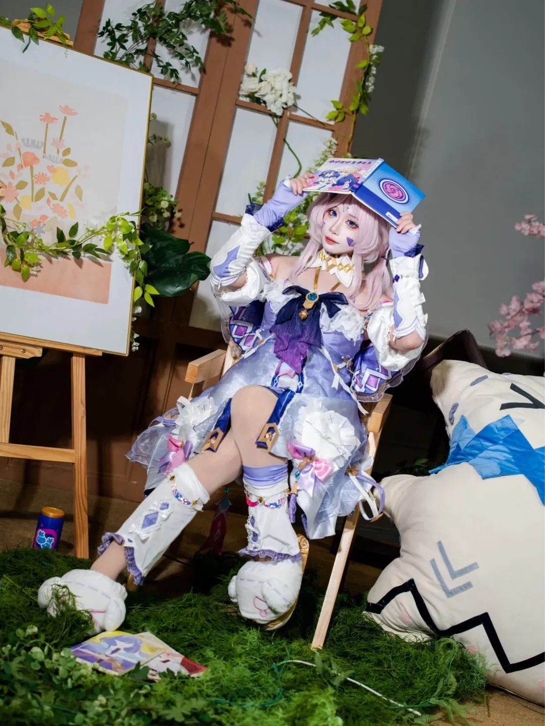 【茜特菈莉cos】原神超级可爱的睡衣奶奶 - 第 7 张