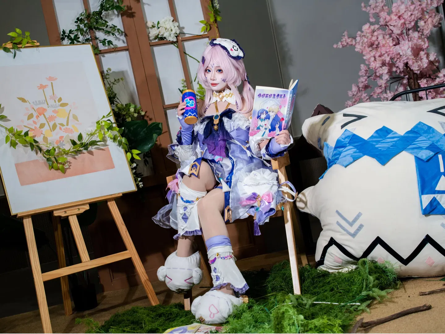 【茜特菈莉cos】原神超级可爱的睡衣奶奶 - 第 8 张