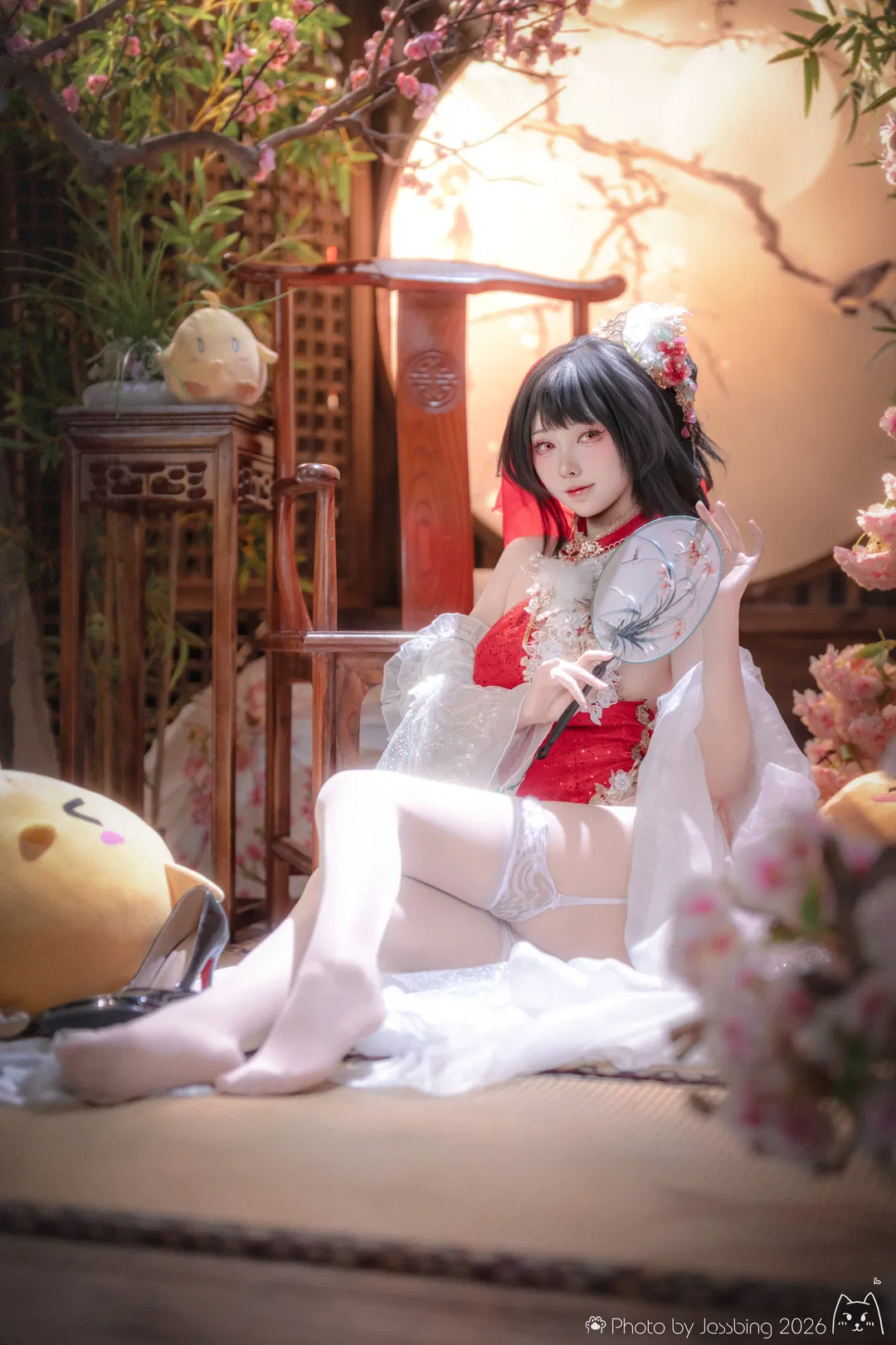 【鎮海cos】碧藍航線鎮海花嫁，紅白交織的中式浪漫 - 第 2 張