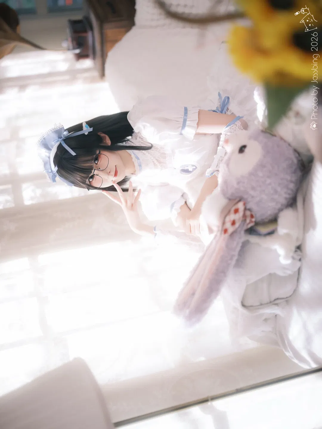 日系小护士写真，复古场景里的白丝制服体验 - 第 6 张