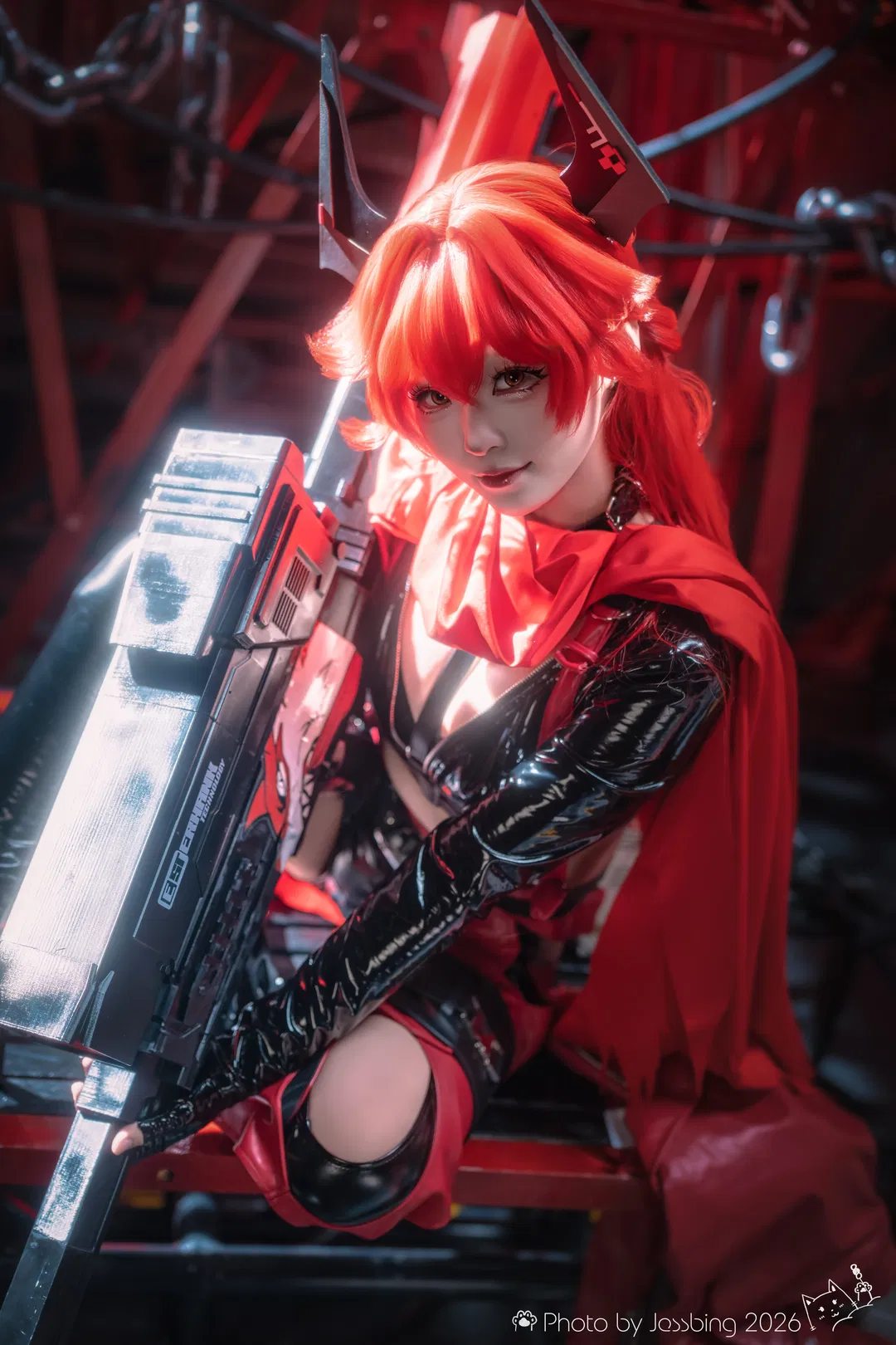 【小紅帽cos】勝利女神重火力裝備展示 - 第 1 張
