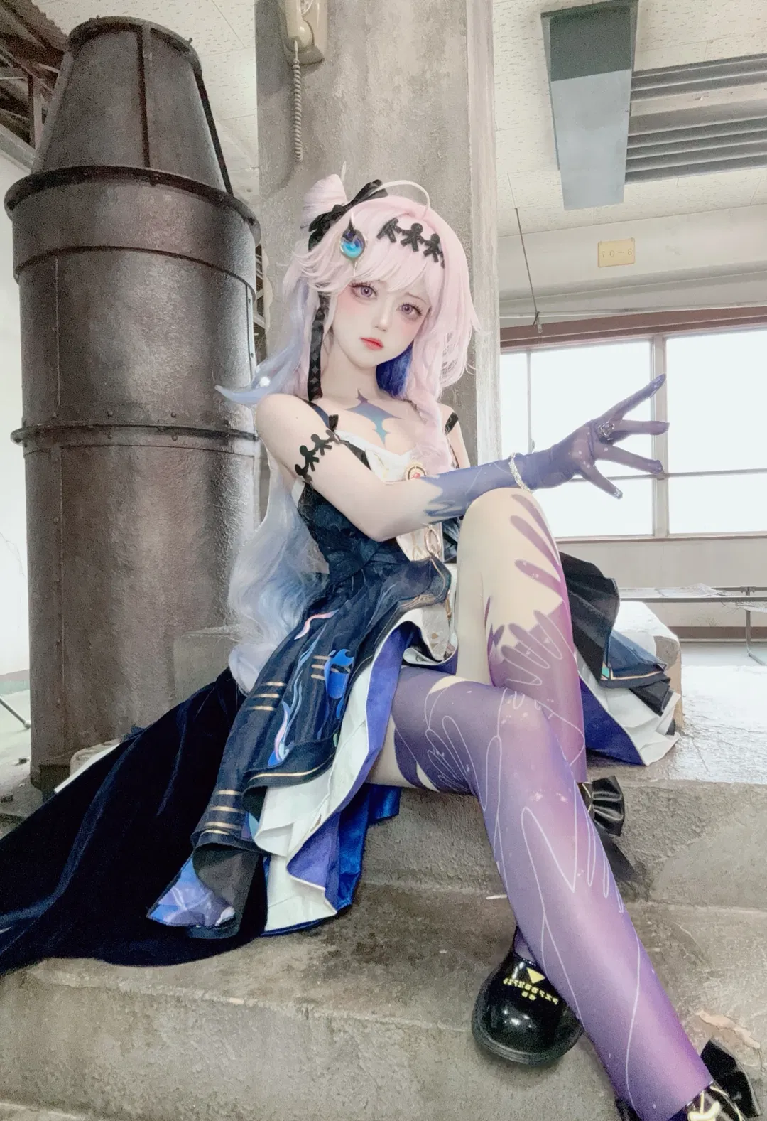【達尼婭cos】鳴潮工業廢墟里的科幻風穿搭 - 第 1 張