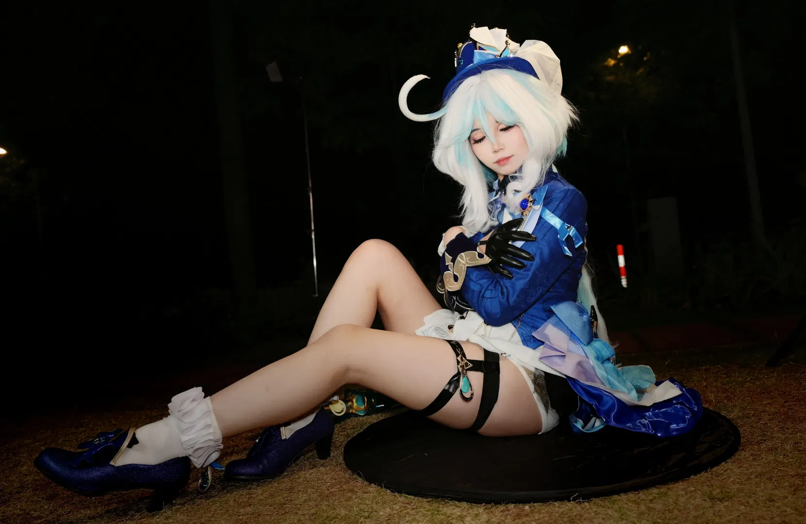 【芙宁娜cos】原神里的蓝色精灵 - 第 2 张